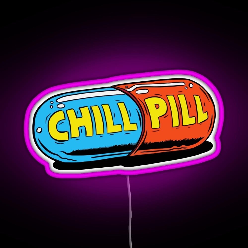 Chill Pill Rgb Neon Sign - Shineneon