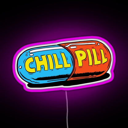 Chill Pill Rgb Neon Sign - Shineneon