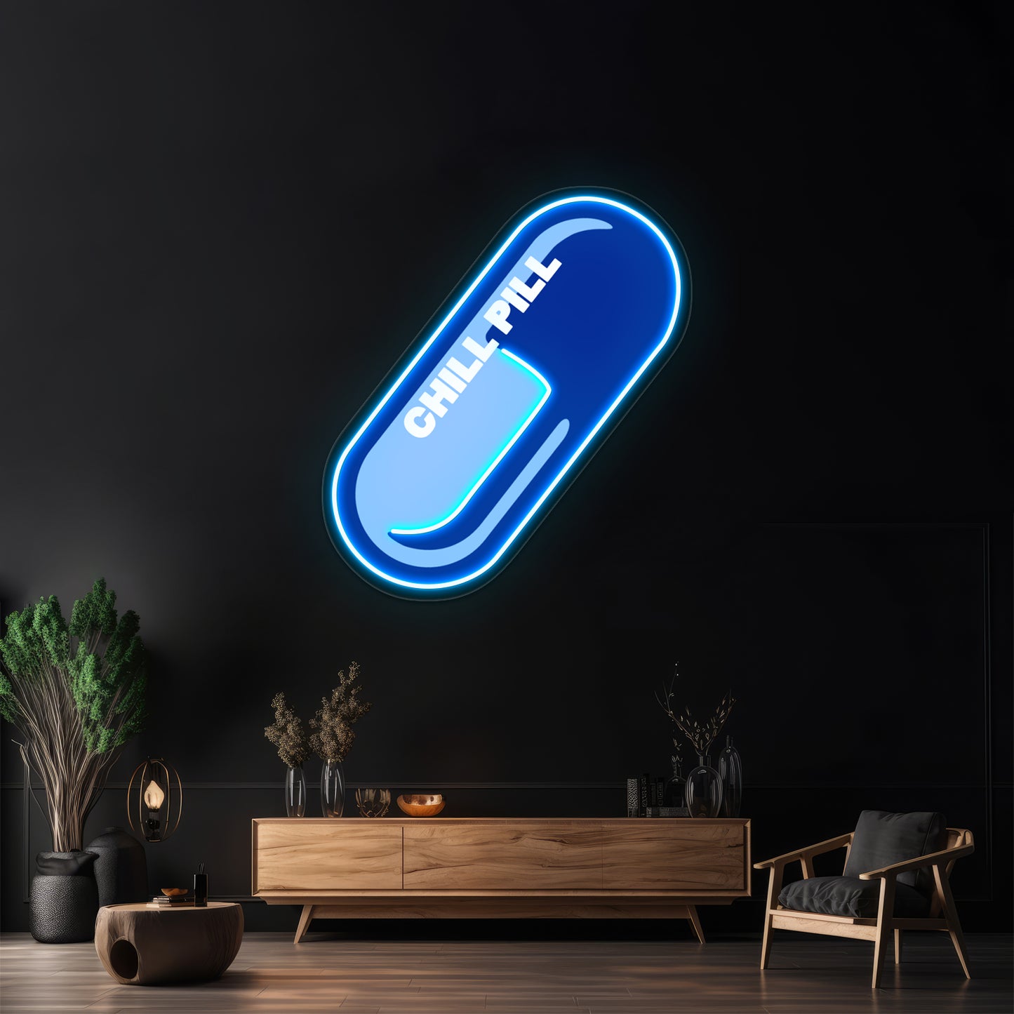 Chill Pill Wall Artwork Neon Signs