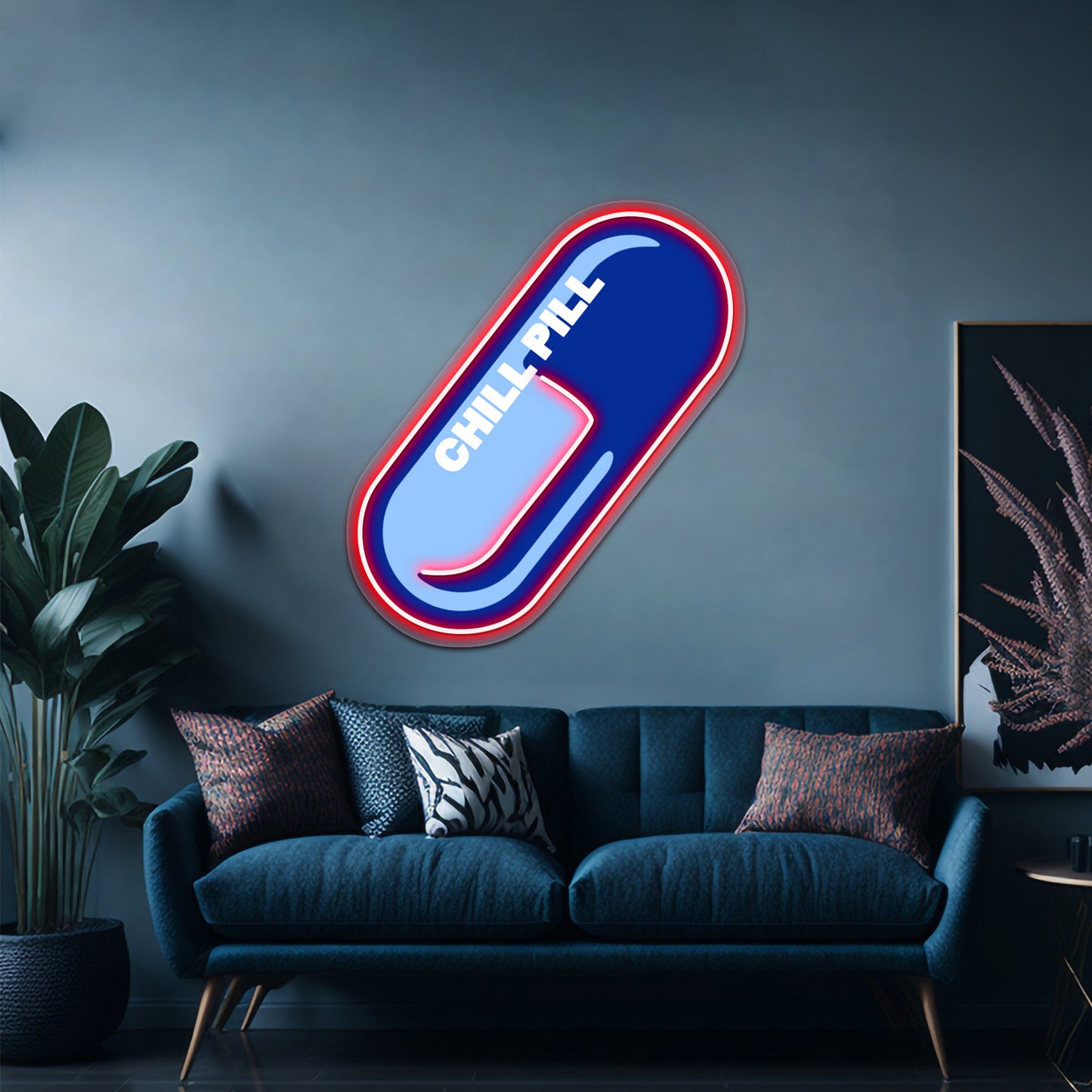 Chill Pill Wall Artwork Neon Signs