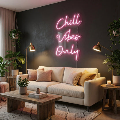 Chill Vibes Only LED Neon Sign - Shineneon