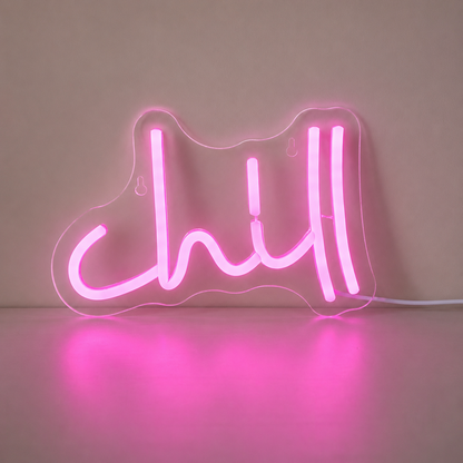 Chill Wall Decor LED Neon Sign Home Art main product image
