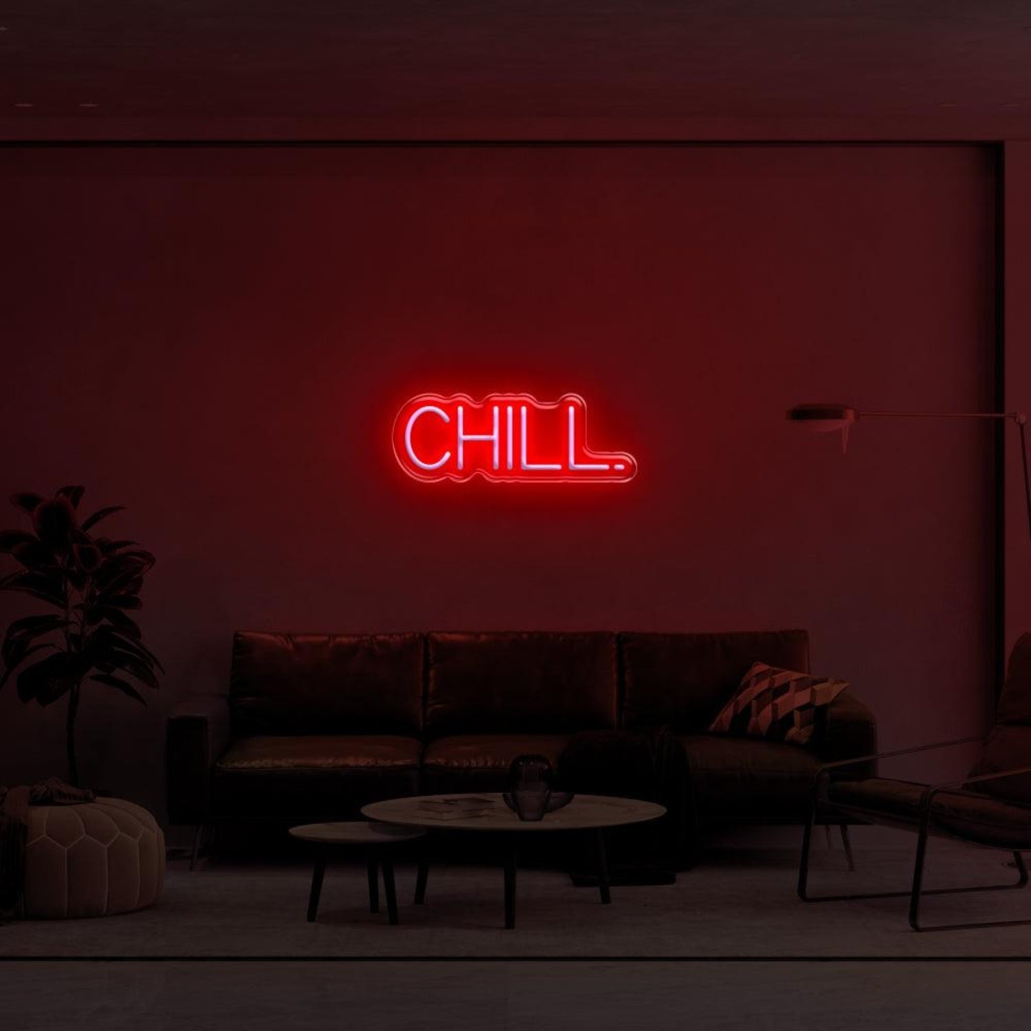 Chill Warm-Toned Led Neon Sign For Modern Living Room Ambiance | Shineneon