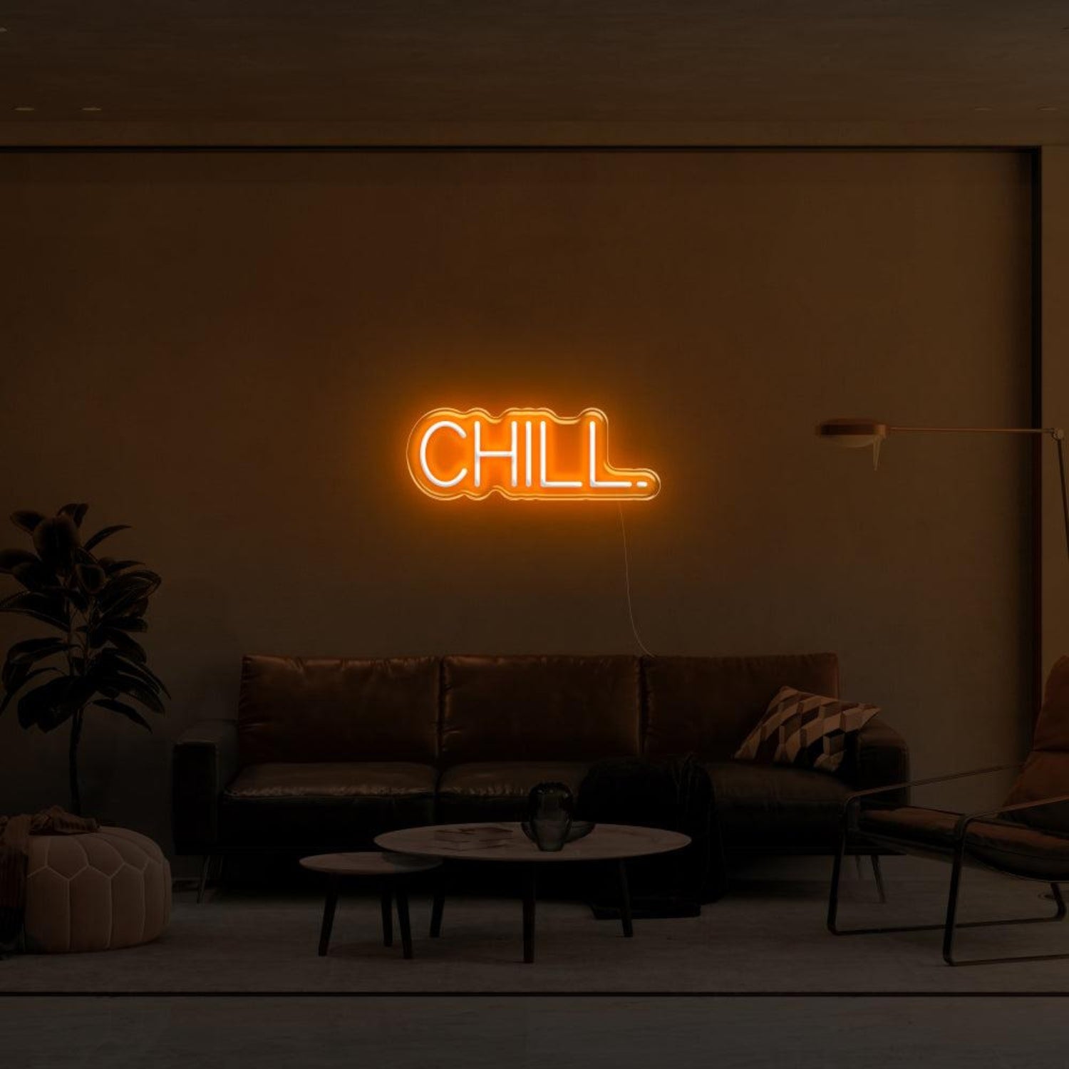 Chill Warm-Toned Led Neon Sign For Modern Living Room Ambiance | Shineneon