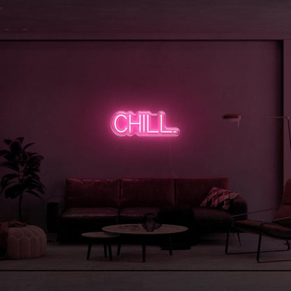 Chill Warm-Toned Led Neon Sign For Modern Living Room Ambiance | Shineneon