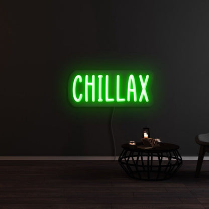 Chillax Led Neon Sign - Shineneon