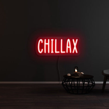 Chillax Led Neon Sign - Shineneon