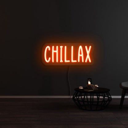 Chillax Led Neon Sign - Shineneon