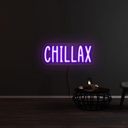 Chillax Led Neon Sign - Shineneon