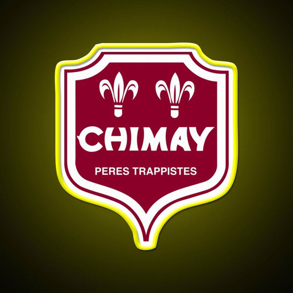 Chimay Beer Bar Decor Led Neon Sign Rgb Color - Custom LED neon sign front view
