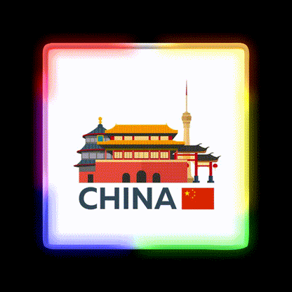 China Beijing Skyline Led Neon Sign Chinese Food Rgb Color
