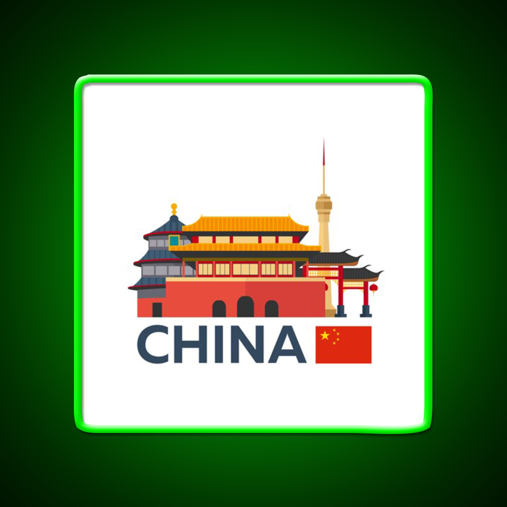 China Beijing Skyline Led Neon Sign Chinese Food Rgb Color