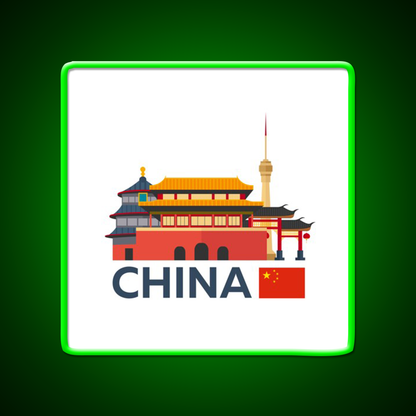 China Beijing Skyline Led Neon Sign Chinese Food Rgb Color