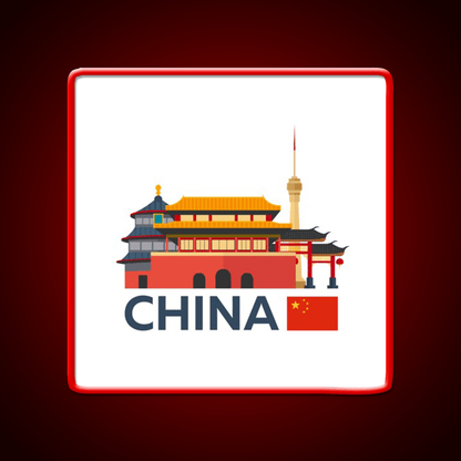 China Beijing Skyline Led Neon Sign Chinese Food Rgb Color - Shineneon