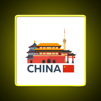 China Beijing Skyline Led Neon Sign Chinese Food Rgb Color - Shineneon