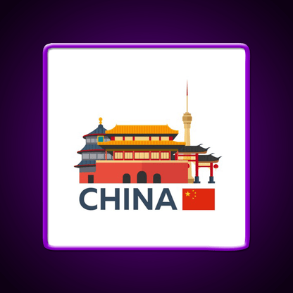 China Beijing Skyline Led Neon Sign Chinese Food Rgb Color - Shineneon