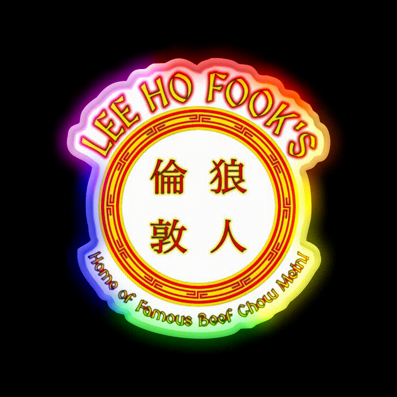 China Food Style Retro Asian Cultural Led Neon Sign Rgb Color