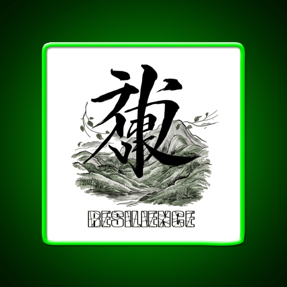 China Mandarin Symbol Asian Cultural Led Neon Sign Rgb Color - Shineneon