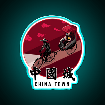 China Town Asian Cultural Led Neon Sign Rgb Color - Shineneon