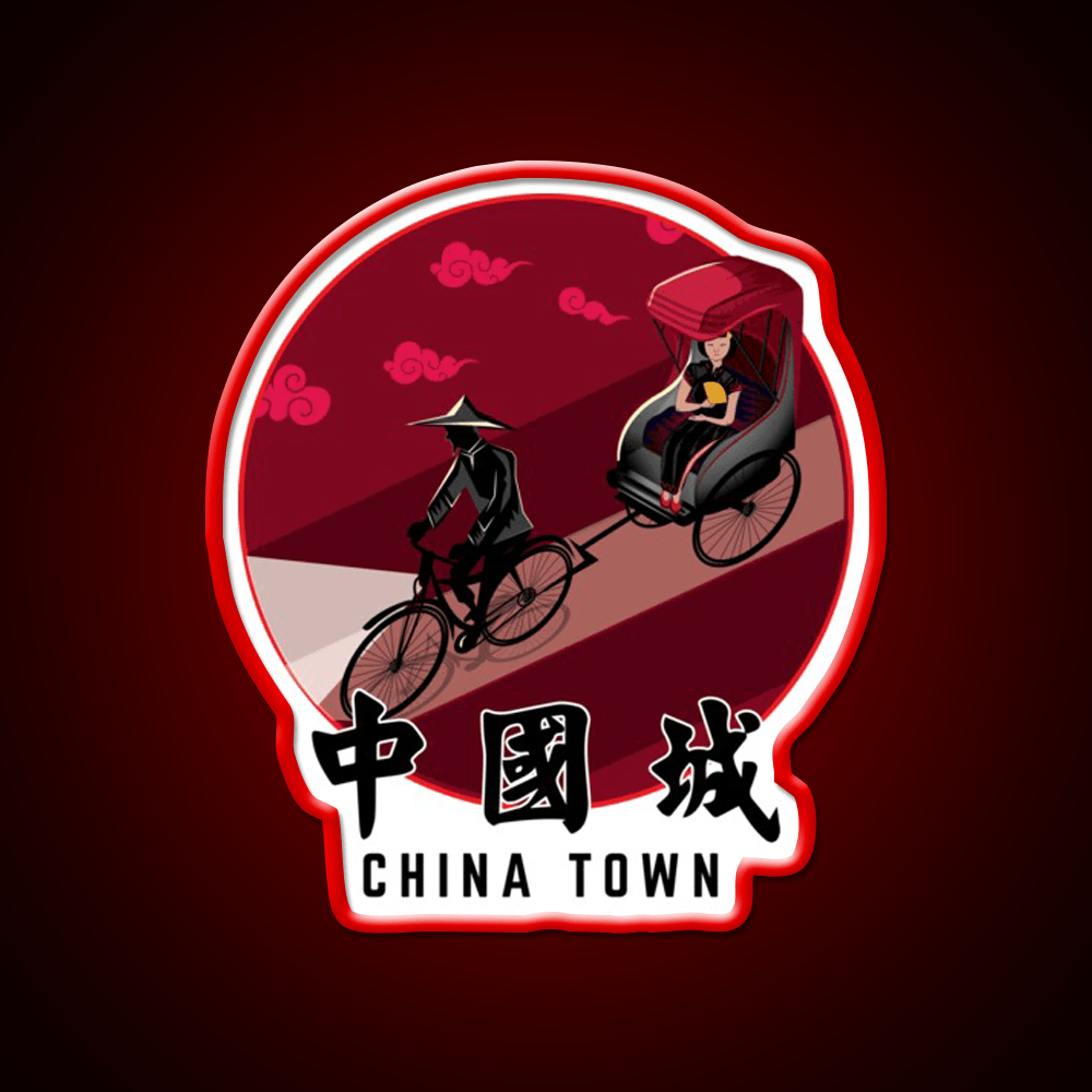 China Town Asian Cultural Led Neon Sign Rgb Color - Shineneon