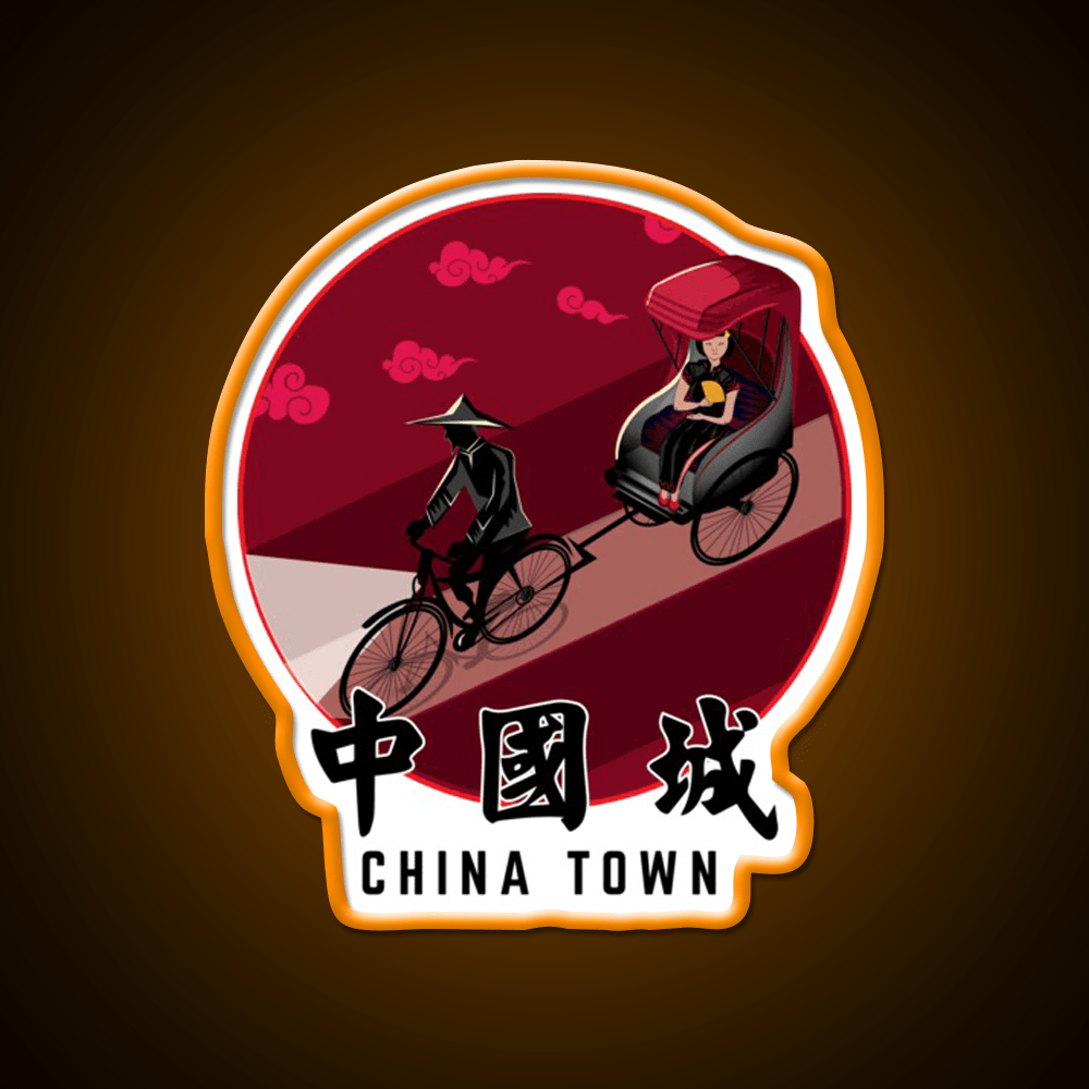 China Town Asian Cultural Led Neon Sign Rgb Color - Shineneon