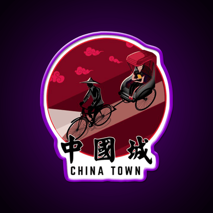 China Town Asian Cultural Led Neon Sign Rgb Color - Shineneon