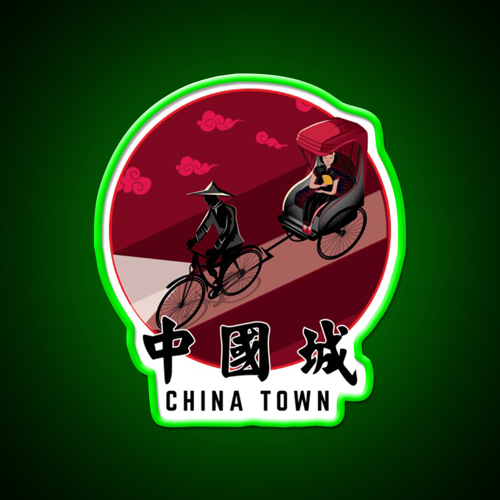 China Town Asian Cultural Led Neon Sign Rgb Color - Shineneon