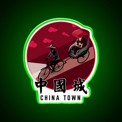 China Town Asian Cultural Led Neon Sign Rgb Color - Shineneon