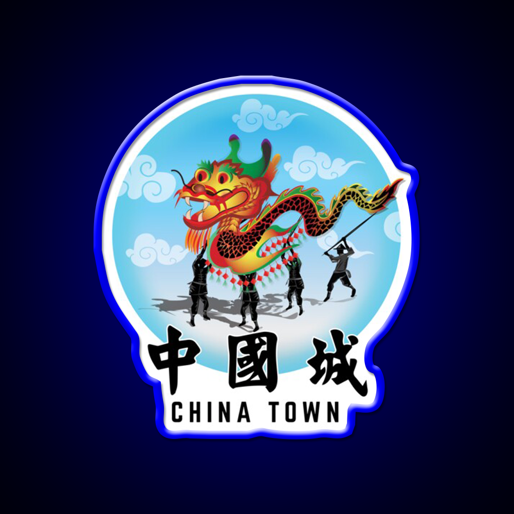 China Town Asian Cultural Led Neon Sign Wall Art Rgb Color - LED neon sign view 5