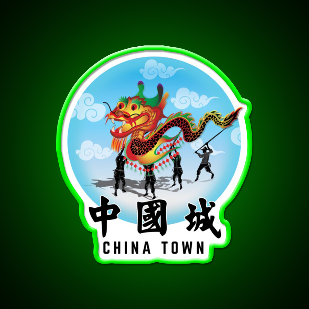 China Town Asian Cultural Led Neon Sign Wall Art Rgb Color - LED neon sign view 8