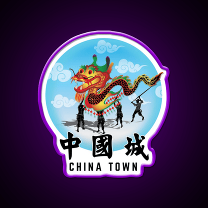 China Town Asian Cultural Led Neon Sign Wall Art Rgb Color - Shineneon