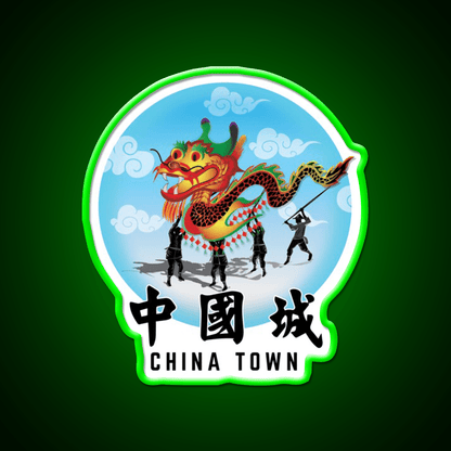 China Town Asian Cultural Led Neon Sign Wall Art Rgb Color - Shineneon