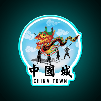 China Town Asian Cultural Led Neon Sign Wall Art Rgb Color - Shineneon