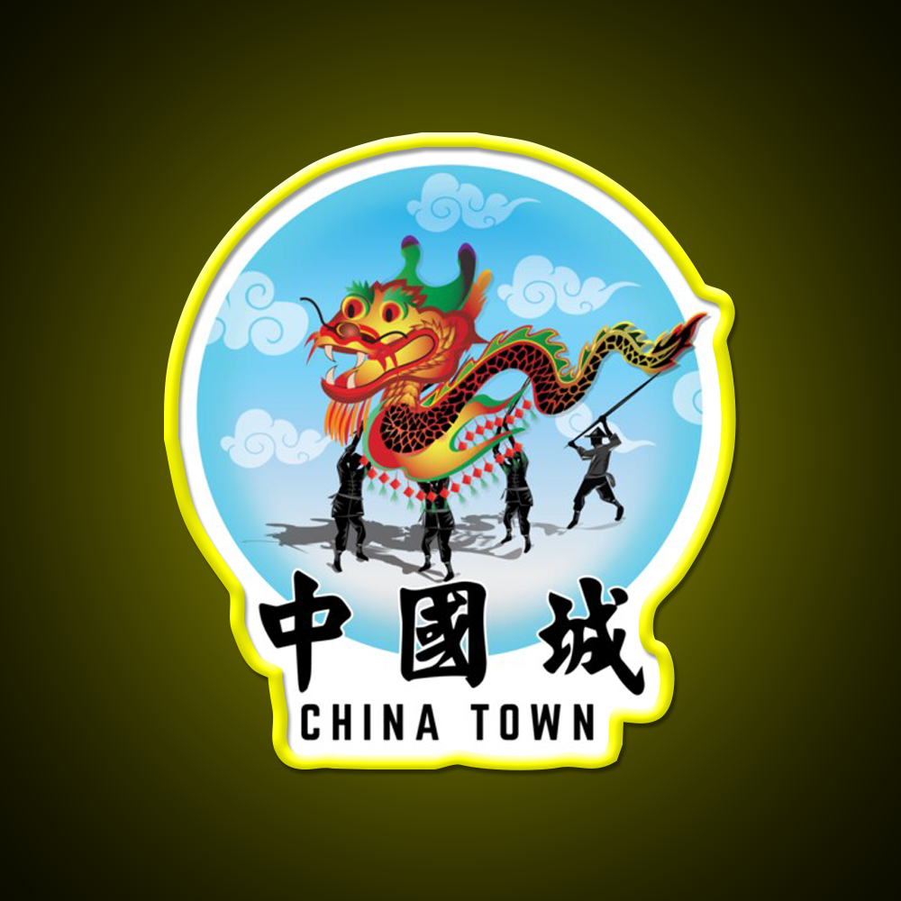 China Town Asian Cultural Led Neon Sign Wall Art Rgb Color - LED neon sign view 7