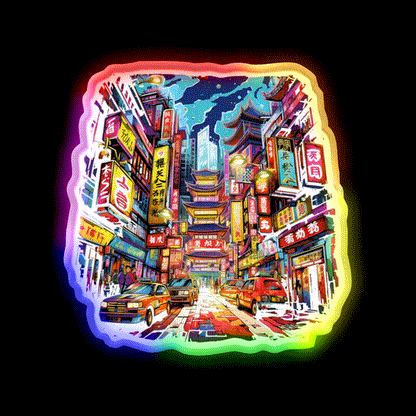 Chinatown Asian Cultural Led Neon Sign Bedroom Neon Sign Rgb Color