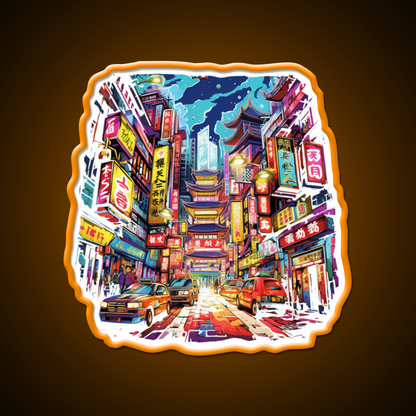 Chinatown Asian Cultural Led Neon Sign Bedroom Neon Sign Rgb Color