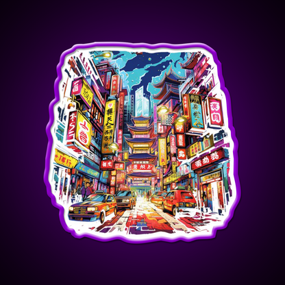 Chinatown Asian Cultural Led Neon Sign Bedroom Neon Sign Rgb Color