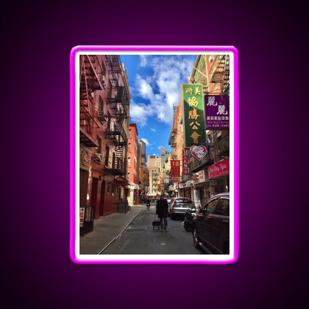 Chinatown Asian Cultural Led Neon Sign For Wall Decor Rgb Color - Shineneon