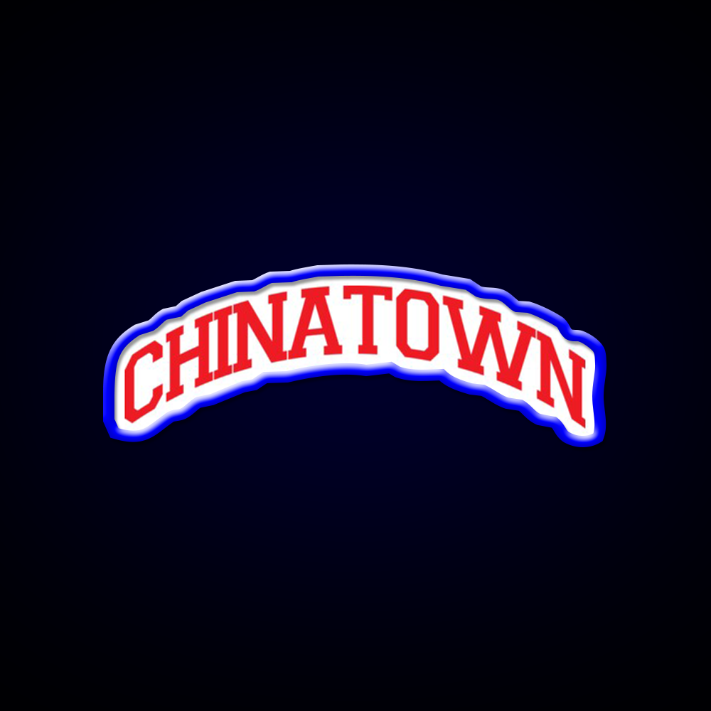 Chinatown Asian Cultural Led Neon Sign Living Room Art Rgb Color