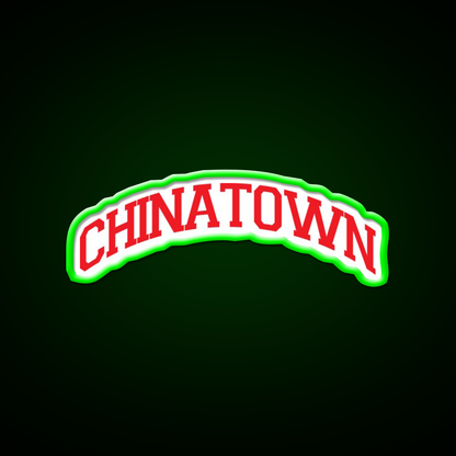 Chinatown Asian Cultural Led Neon Sign Living Room Art Rgb Color