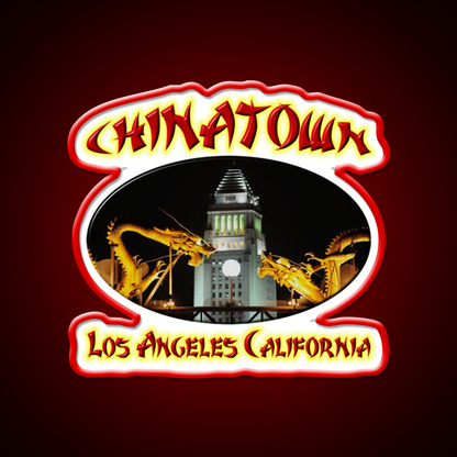 Chinatown Asian Cultural Led Neon Sign Living Room Wall Art Rgb Color