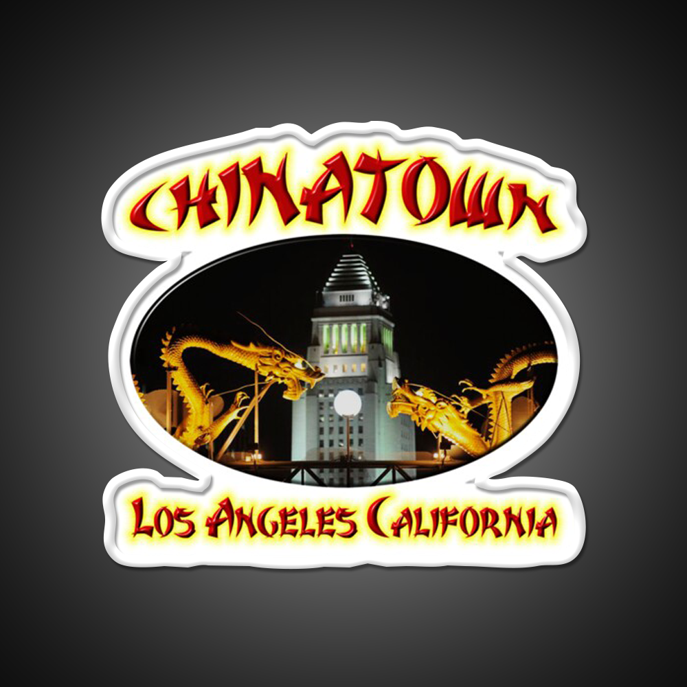 Chinatown Asian Cultural Led Neon Sign Living Room Wall Art Rgb Color