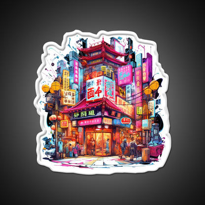 Chinatown Asian Cultural Led Neon Sign Wall Art Decor Rgb Color - Shineneon