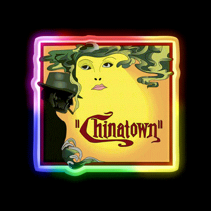 Chinatown Asian Cultural Led Neon Sign Wall Art Led Signs Rgb Color - LED neon sign close-up detail