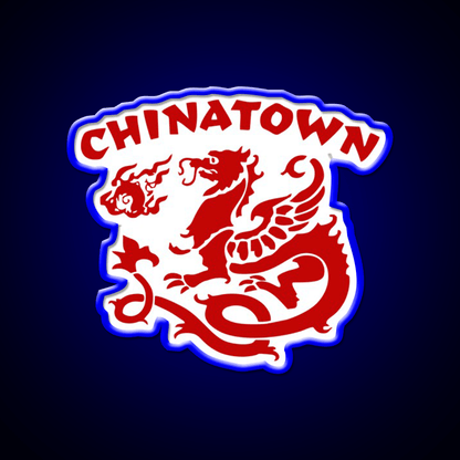 Chinatown Asian Cultural Led Neon Sign Wall Art Neon Sign Rgb Color - Shineneon