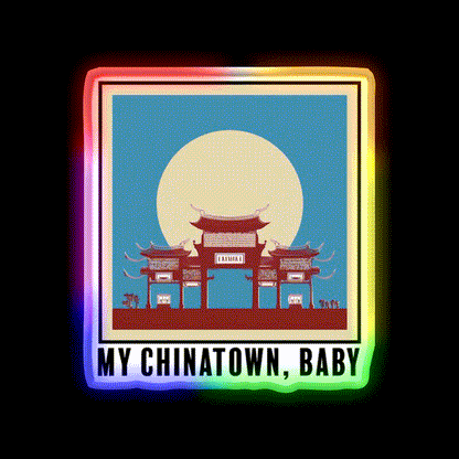 Chinatown Bleachers Lyrics Asian Cultural Led Neon Sign Rgb Color - LED neon sign close-up detail