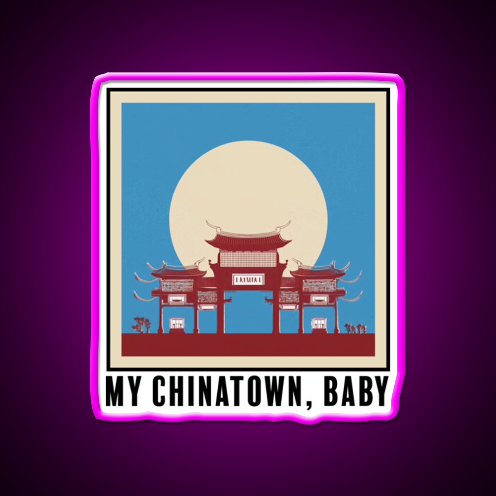 Chinatown Bleachers Lyrics Asian Cultural Led Neon Sign Rgb Color - Neon sign mounted on wall in room
