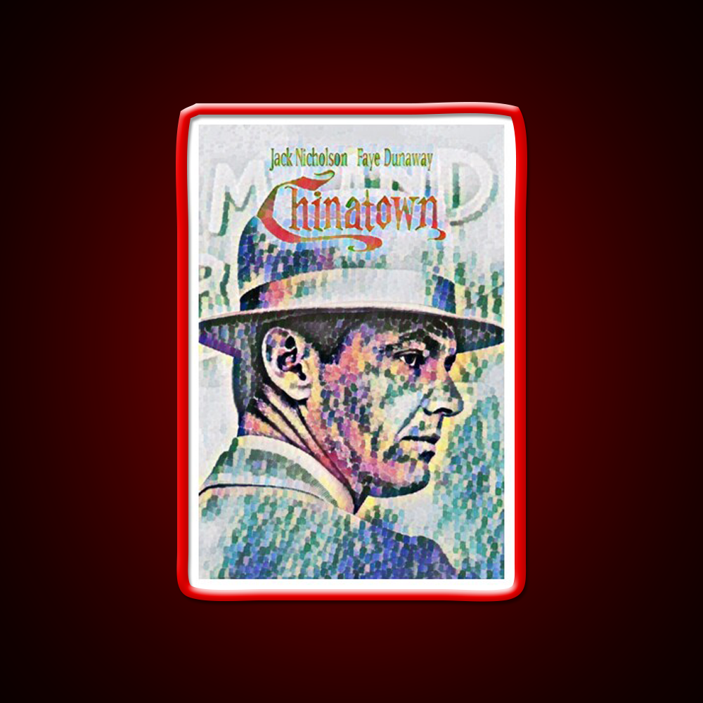 Chinatown By Roman Polanski Movie Poster Asian Cultural Led Neon Sign Rgb Color - LED neon sign view 10