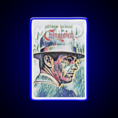 Chinatown By Roman Polanski Movie Poster Asian Cultural Led Neon Sign Rgb Color - Shineneon