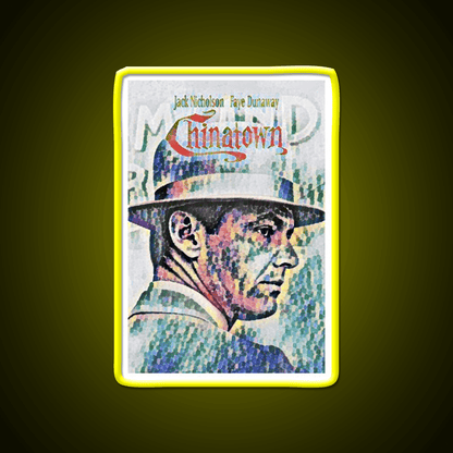 Chinatown By Roman Polanski Movie Poster Asian Cultural Led Neon Sign Rgb Color - Shineneon